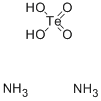 テルル酸ジアンモニウム 化学構造式