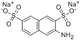Disodium 3-aminonaphthalene-2,7-disulphonate Struktur