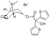 チオトロピウムブロミド 化学構造式