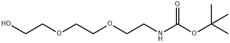 2-[2-(2-T-BOC-氨基乙氧基)乙氧基]乙醇 结构式