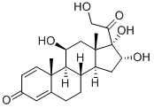 16alpha-羟基泼尼松龙, 13951-70-7, 结构式