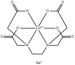 乙二胺四乙酸铜钠 结构式