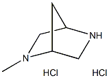 (1R,4R)-2-甲基-2,5-氮杂双环[2.2.1]庚烷盐酸盐 结构式