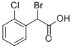 α-溴-2-氯苯乙酸, 141109-25-3, 结构式