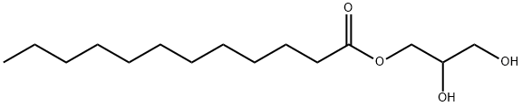 2,3-二羟基丙醇十二酸酯, 142-18-7, 结构式