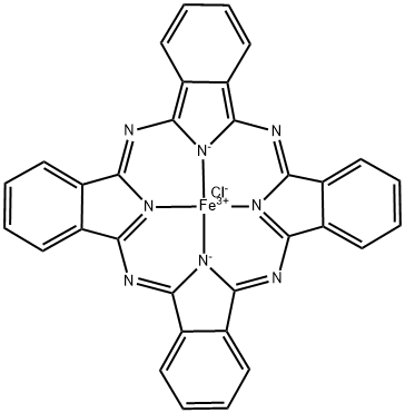 氯酞花青铁, 14285-56-4, 结构式