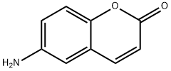 6-アミノ-2H-1-ベンゾピラン-2-オン 化学構造式