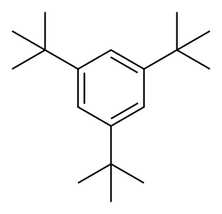 1,3,5-Tri-tert-butylbenzene Structure