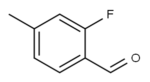 2-氟-4-甲基苯甲醛 结构式