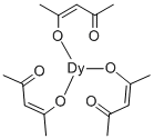 乙酰丙酮镝水合物, 14637-88-8, 结构式