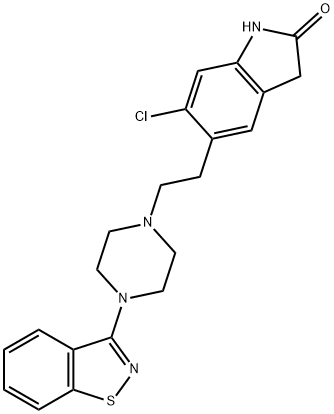 齐拉西酮, 146939-27-7, 结构式