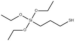 3-巯丙基三乙氧基硅烷, 14814-09-6, 结构式