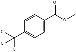 4-三氯甲基苯甲酸甲酯 结构式