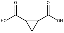 cis/trans 1,2-cyclopropanedicarboxylic acid Struktur