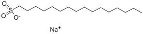 十六烷基磺酸钠单水合物 结构式