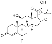 氟氢缩松, 1524-88-5, 结构式