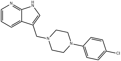 三氢氯酸L-745,870, 158985-00-3, 结构式