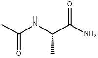 N-乙酰-L-丙氨酰胺, 15962-47-7, 结构式