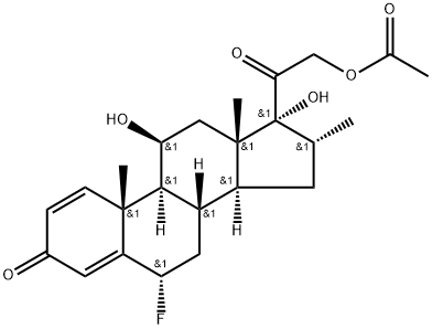 帕拉米松乙酸酯, 1597-82-6, 结构式