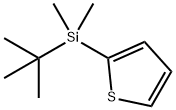 2-(叔丁基二甲基硅烷基)噻吩 结构式