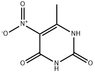 2,4-二羟基-6-甲基-5-硝基嘧啶 结构式