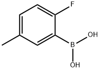2-氟-5-甲基苯硼酸, 166328-16-1, 结构式