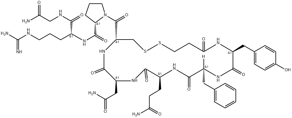 デスモプレシン 化学構造式