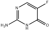 2-アミノ-5-フルオロ-4(1H)-ピリミジノン 化学構造式