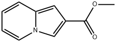 2-インドリジンカルボン酸メチル 化学構造式