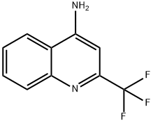 2-(トリフルオロメチル)キノリン-4-アミン 化学構造式