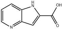 1H-吡咯并[3,2-B]吡啶-2-羧酸 结构式