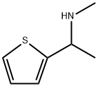 N-甲基-1-(2-噻吩基)乙胺 结构式