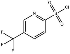 5-TRIFLUOROMETHYL-2-PYRIDINESULFONYL CHLORIDE Structure