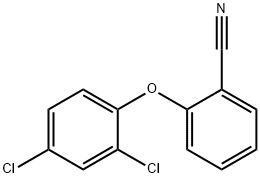 2-(2,4-二氯苯氧基)苯腈 结构式