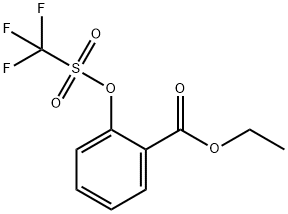 2-(((三氟甲基)磺酰基)氧基)苯甲酸乙酯, 179538-97-7, 结构式