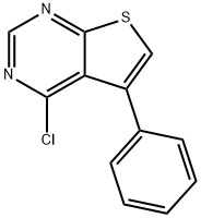 4-氯-5-苯基噻酚[2,3-D]嘧啶, 182198-35-2, 结构式