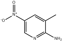 2-氨基-3-甲基-5-硝基吡啶 结构式