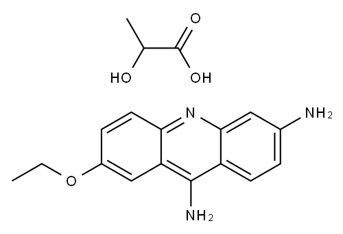 6,9-DIAMINO-2-ETHOXYACRIDINE LACTATE Struktur