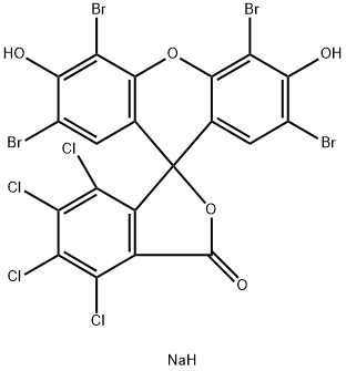 荧光桃红B, 18472-87-2, 结构式