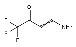 4-氨基-1,1,1-三氟-3-丁烯-2-酮 结构式
