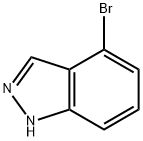 4-溴-1H-吲唑 结构式
