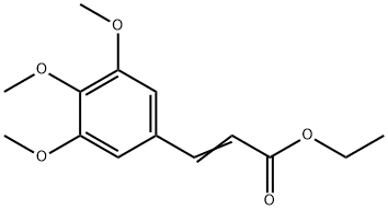 3,4,5-TRIMETHOXYCINNAMIC ACID ETHYL ESTER Struktur