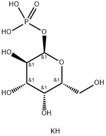 阿尔法-D-半乳糖 1-磷酸二钾盐五水合物 结构式