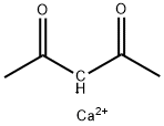 乙酰丙酮钙, 19372-44-2, 结构式