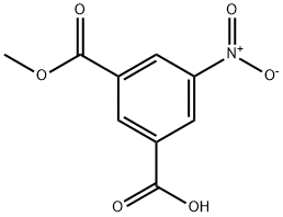 5-硝基间苯二甲酸单甲酯, 1955-46-0, 结构式