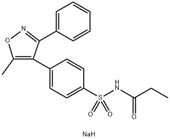 帕瑞昔布钠, 198470-85-8, 结构式