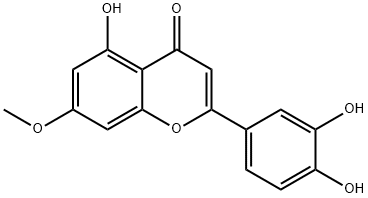 羟基芫花素, 20243-59-8, 结构式