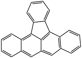 DIBENZO(A,F)FLUORANTHENE Struktur