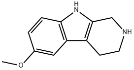 2,3,4,9-四氢-6-甲氧基-1H-吡咯[3,4-B]吲哚, 20315-68-8, 结构式