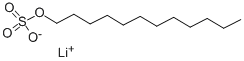 十二烷基硫酸锂, 2044-56-6, 结构式